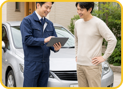 自宅で中古車を無料査定